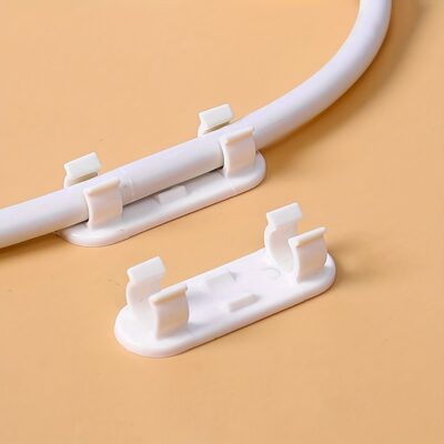 10pcs, Adjustable Cable Management Clips, Adhesive