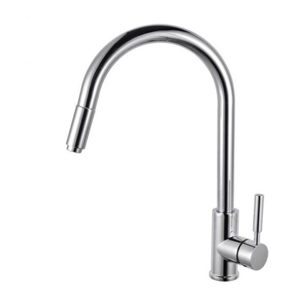 Round Pull Out Standard Kitchen Mixer Tap