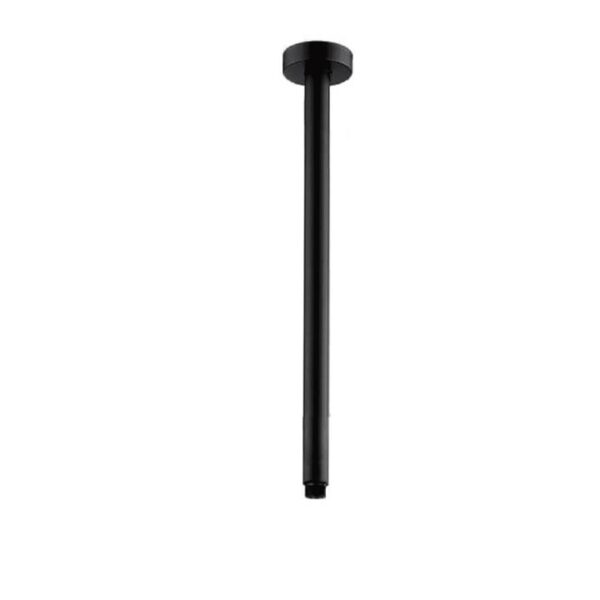 Echo Round Ceiling Shower Arm 400mm Matte Black