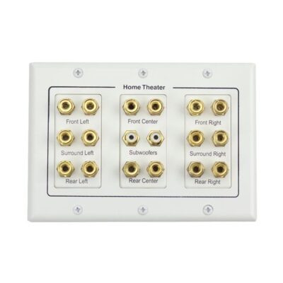 Home Theatre 8.2 Speaker Wall Plate
