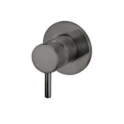 Round Brass Basin/Bath Short Pin Lever Mixer