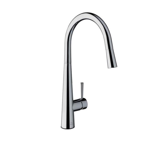 NUOVA CALARE Round Pull Out Kitchen Mixer Tap