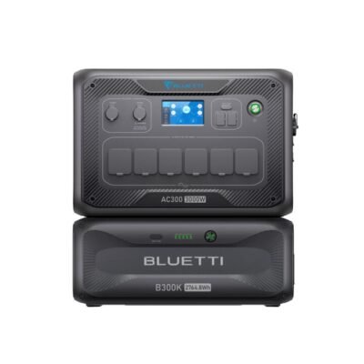 BLUETTI AC300+B300K Modular Power System: Perfect for Home Backup and Off-Grid Living in Australia, AC300+B300K(Free  Folding Trolley) | 3000W, 2764.80Wh Power Kit