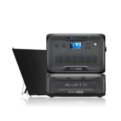 BLUETTI AC300+B300K+350W Solar | Home Battery Backup